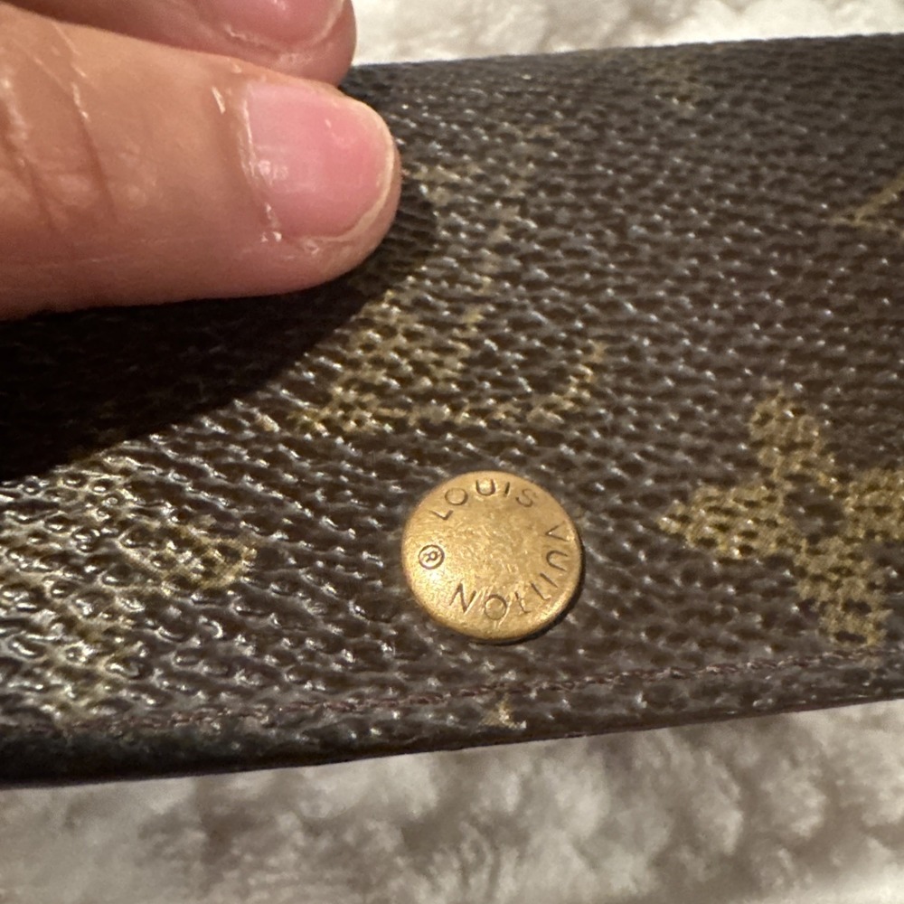 Louis Vuitton Monogram 4 Key Holder Wallet Brown Canvas France Authentic - Picture 8 of 16